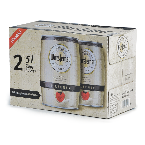 Warsteiner Pils 2 x 5l online bestellen