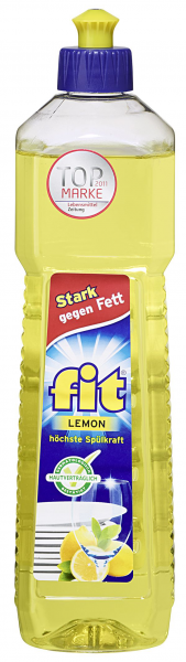 Fit Geschirrspülmittel Lemon flüssig - 750 ml Flasche