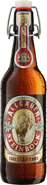 Allgäuer Brauhaus Steinbock Edelstarkbier Bügelflasche 20 x 0,5l