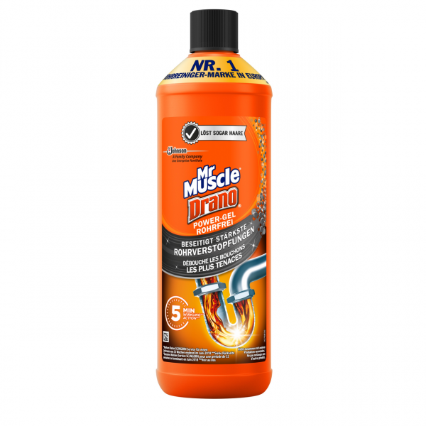 Drano Abflussreiniger Mr Muscle Drano Power-Gel Rohrfrei gelförmig