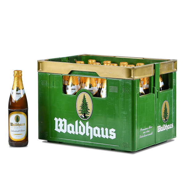 Waldhaus "Schwarzwald Weisse" Hefe-Weizen 20 x 0,5l