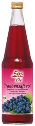 EOS BIO Traubensaft rot 6 x 1l