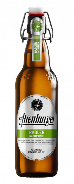 Altenburger Radler naturtrüb Bügelflasche 20 x 0,5l