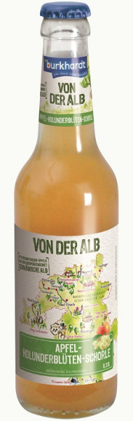 Burkhardt "Von der Alb" Apfel-Holunderblüten-Schorle 24 x 0,33l