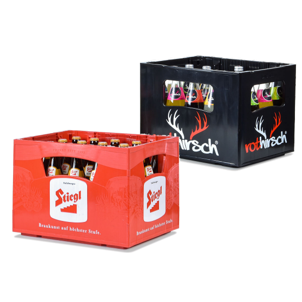 Stiegl Goldbräu & Rothirsch je 20 x 0,5l