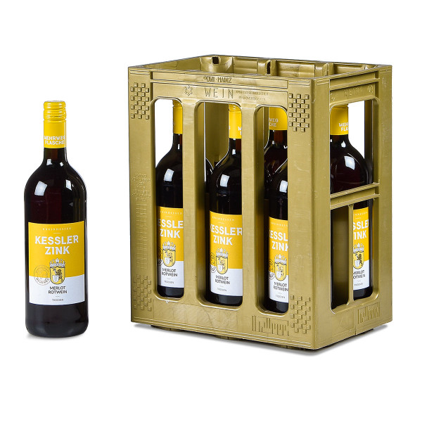 Kessler-Zink Merlot QbA trocken 6 x 1l