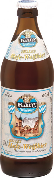 Karg Helles Hefe-Weissbier 20 x 0,5l