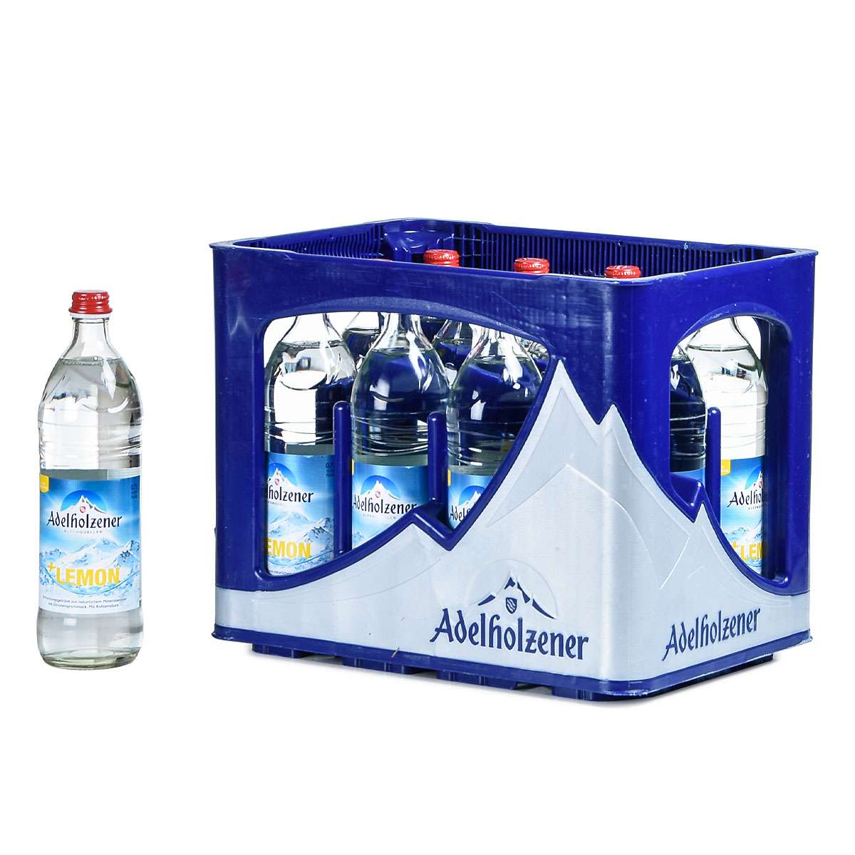 Adelholzener Plus Lemon 12 x 0,75l Glas | getraenkedienst.com