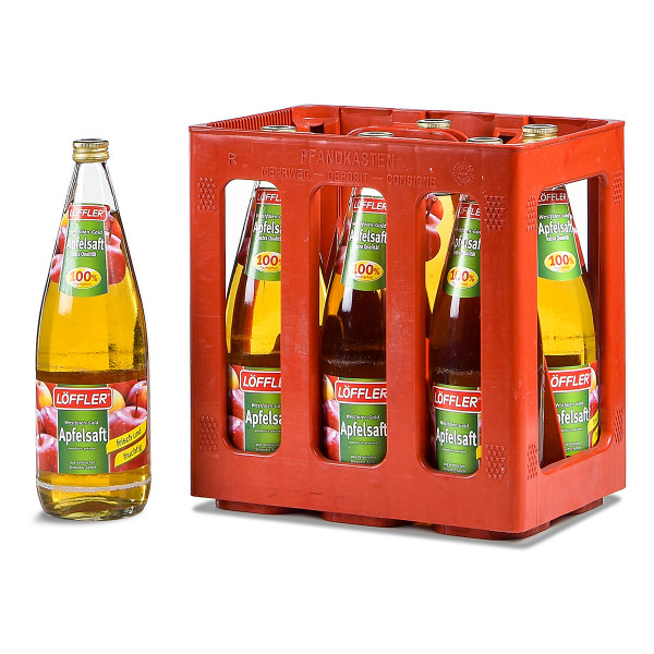 Löffler Apfelsaft 6 x 1l