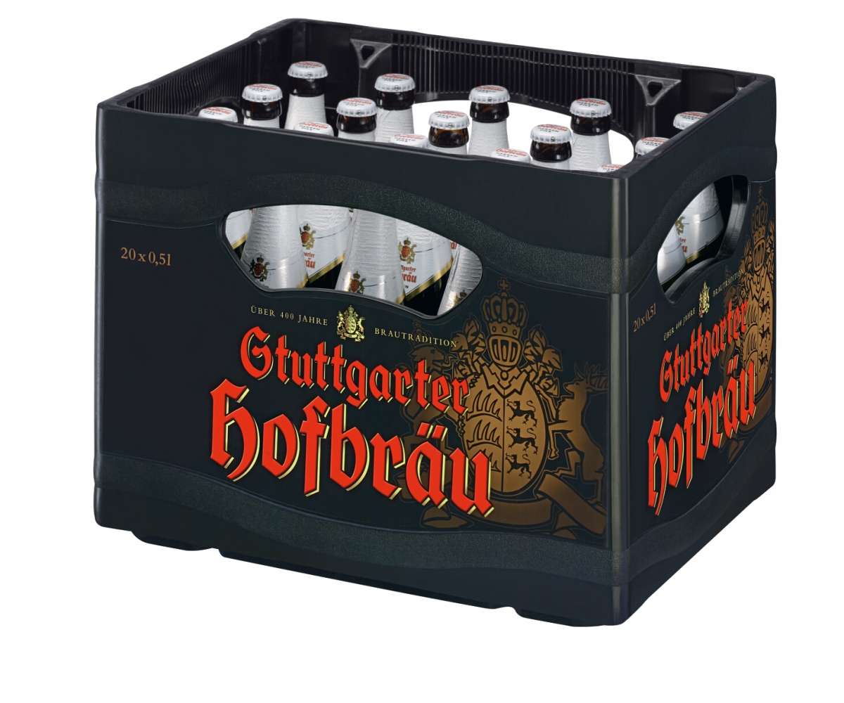 Stuttgarter Hofbräu Herrenpils 20 x 0,5l Glas