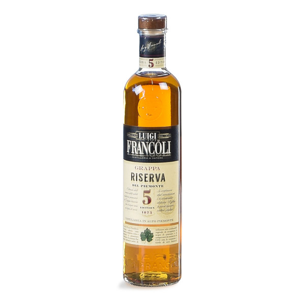 Luigi Francoli Grappa Barrique 5 Jahre 0,7l