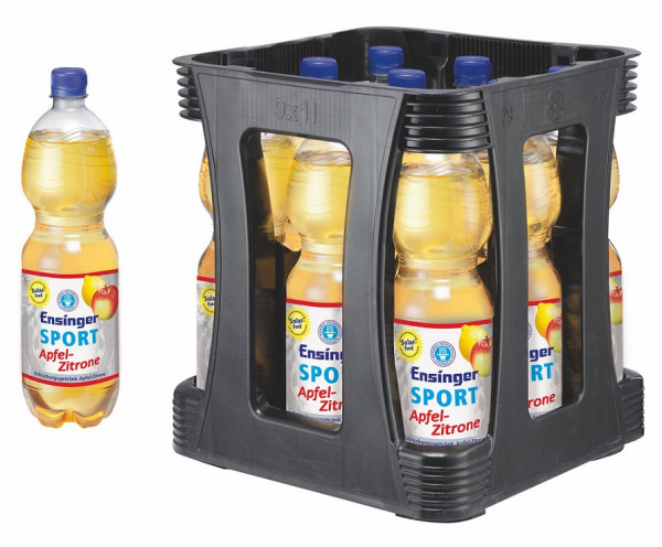 Ensinger Sport Apfel Zitrone PET 9 x 1l