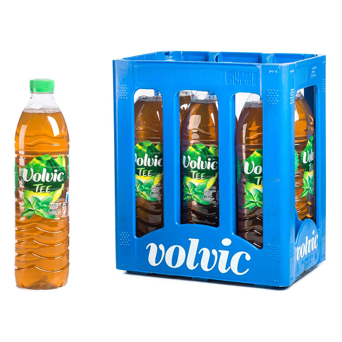 Volvic Grünertee Minze 6 x 1,5l online bestellen | getraenkedienst.com