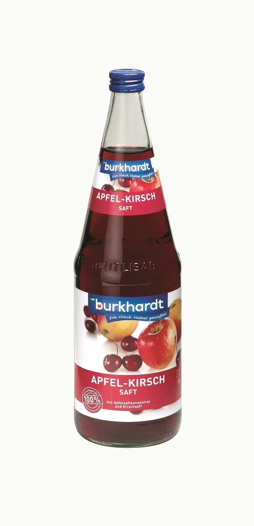 Burkhardt Apfel-Kirsch Saft 6 x 1l | getraenkedienst.com