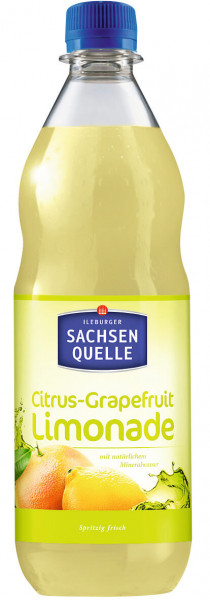 Ileburger Sachsenquelle Citrus Grapefruit Limonade 12 x 1l