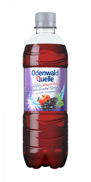 Odenwald Quelle Apfel-Johannisbeer-Mehrfrucht-Schorle 11 x 0,5l