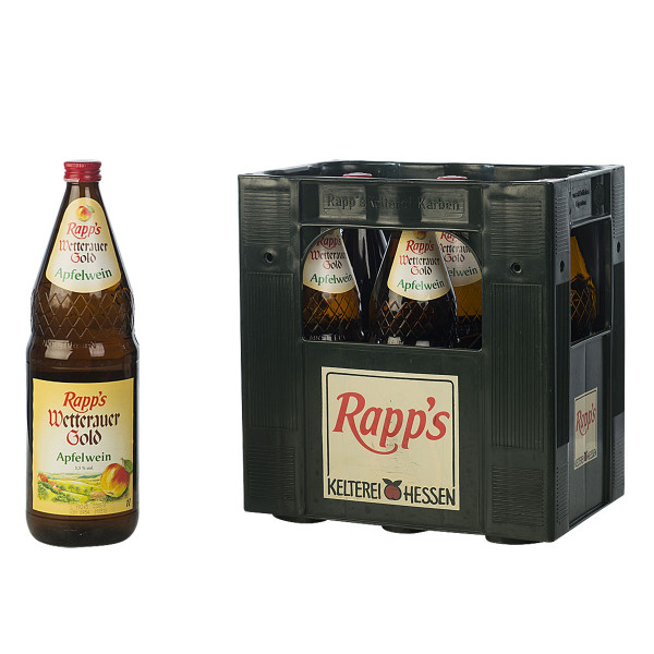 Rapp's Wetterauer Gold Apfelwein 6 x 1l