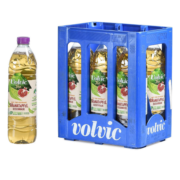 Volvic Grüner Tee Granatapfel 6 x 1,5l