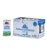 Alpenmilch H-Milch 3,5% 12 x 1,0l Alpenmilch H-Milch 3,5% 12 x 1,0l
