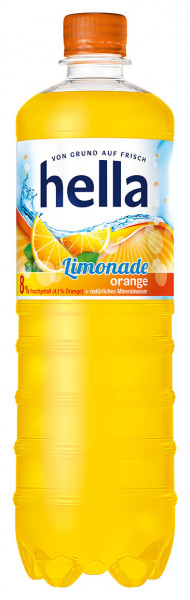 Hella Orangenlimonade 12 x 1l