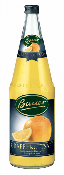 Bauer Grapefruitsaft 6 x 1l