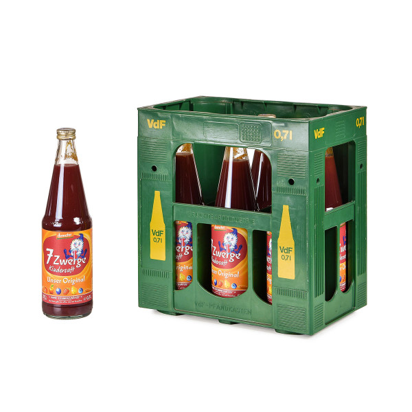 Voelkel 7 Zwerge Kindersaft Original 6 x 0,7l