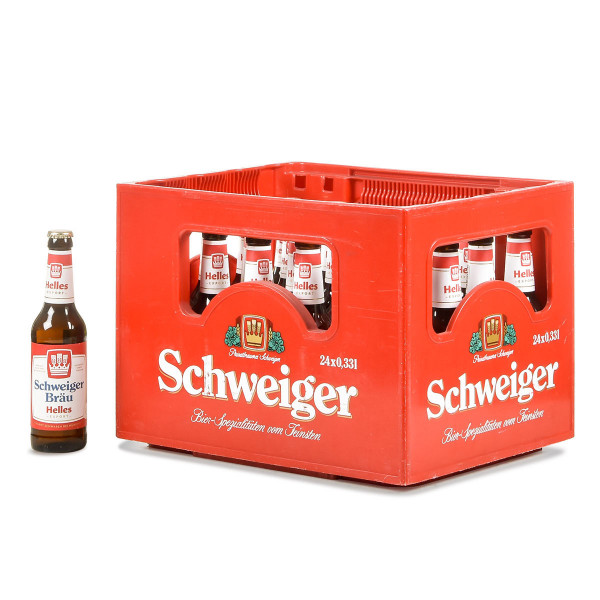 Schweiger Hell Export 24 x 0,33l
