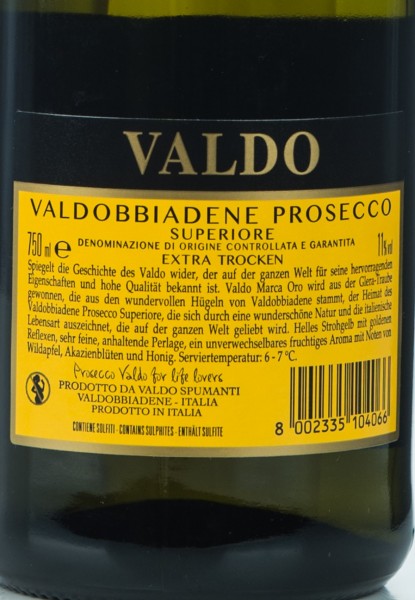 Valdo Marca Oro Prosecco Superior 0,75l
