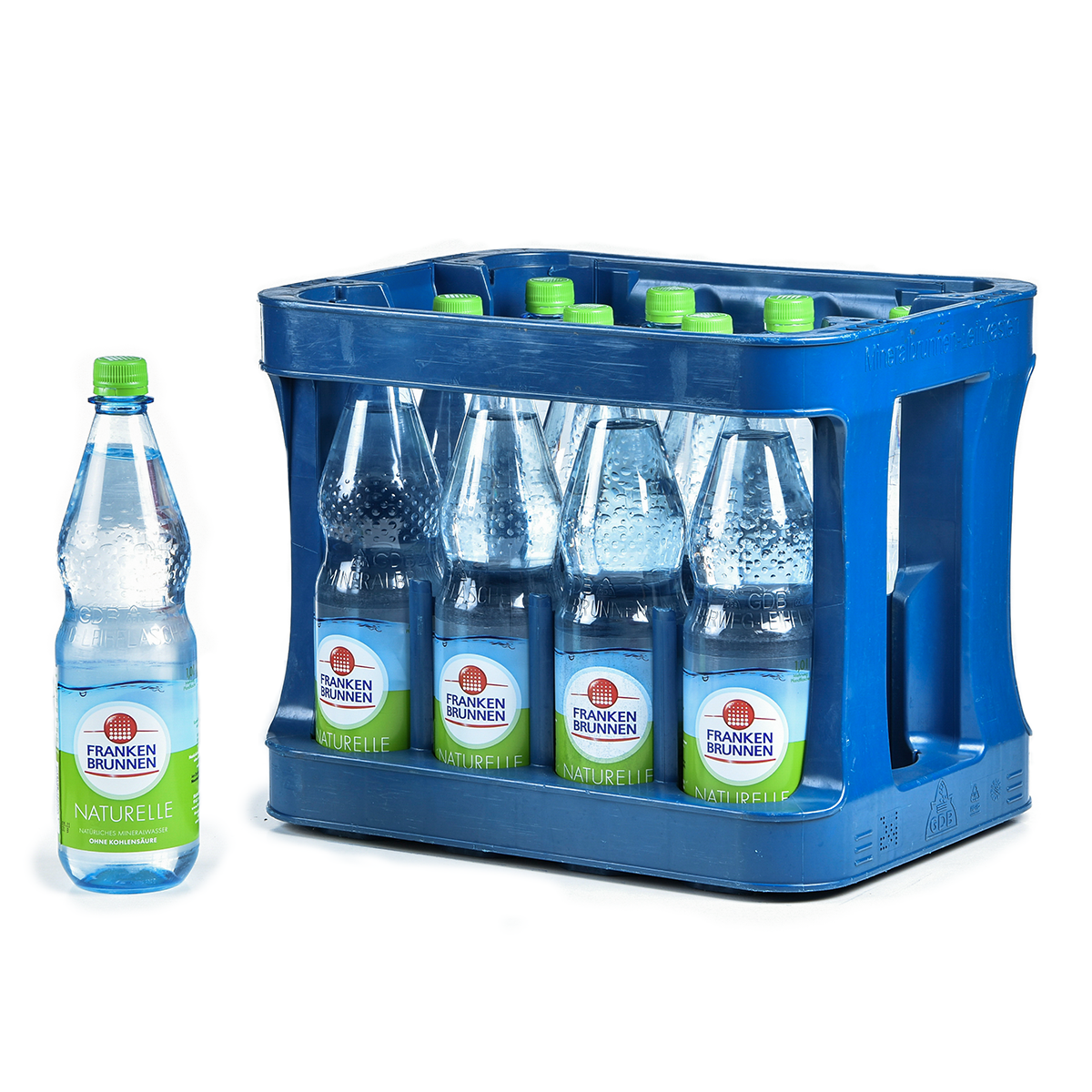 Franken Brunnen Naturelle 12 x 1l Still / Naturell Wasser