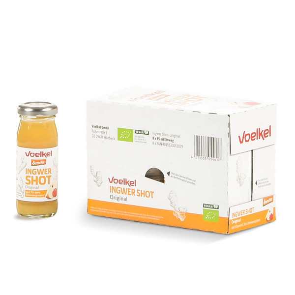 Voelkel Shot Ingwer 8 x 0,095l