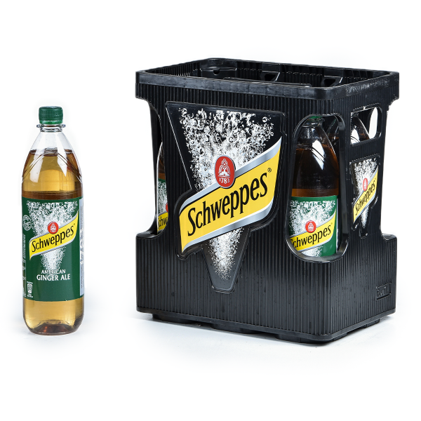 Schweppes American Ginger Ale 6 x 1l