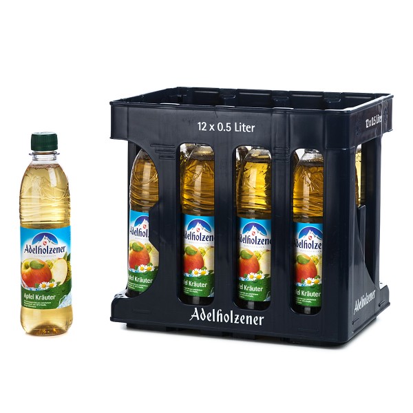 Adelholzener Apfel Kräuter 12 x 0,5l PET