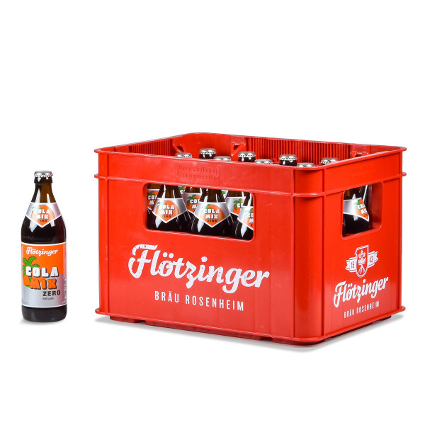 Flötzinger Bräu Cola-Mix Zero 20 x 0,5l