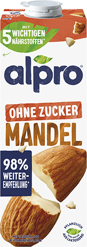 Alpro Mandel ohne Zucker 8 x 1l