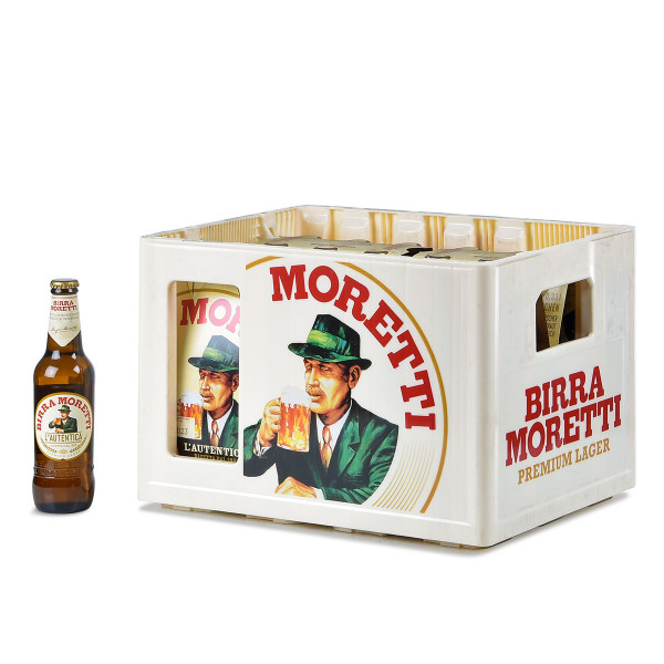 Birra Moretti Premium Lager 24 x 0,33l