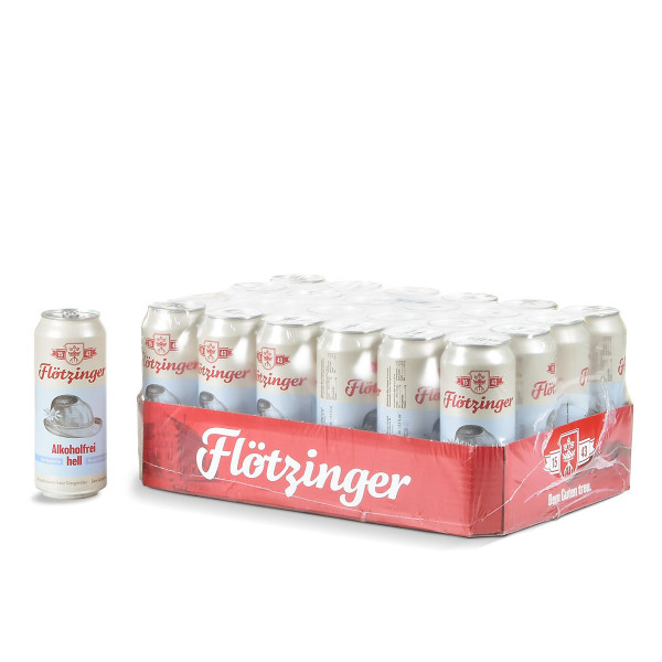 Flötzinger Hell alkoholfrei Dose 24 x 0,5l