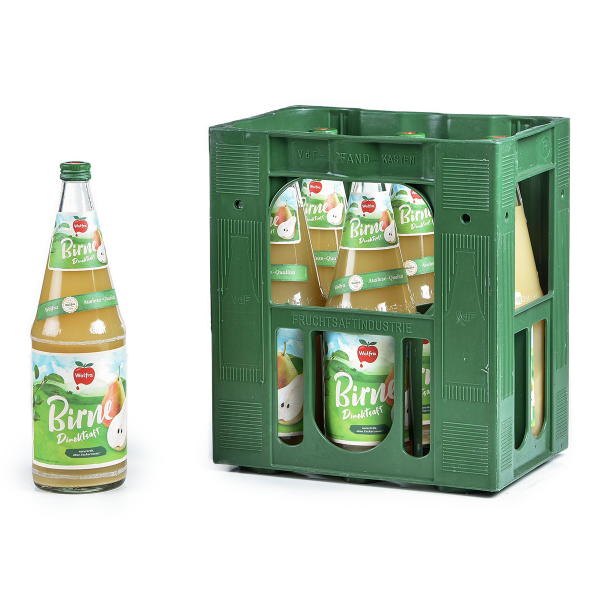 Wolfra Birne naturtrüb 6 x 1l