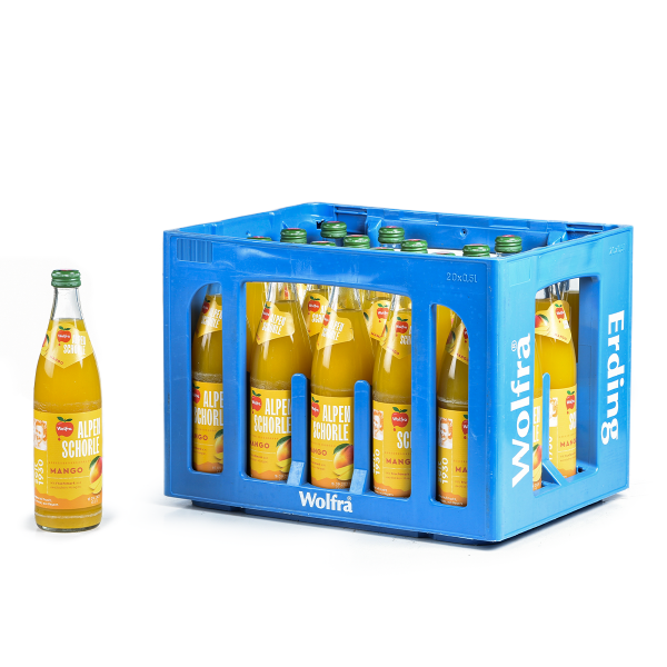 Wolfra Alpenschorle Mango 20 x 0,5l