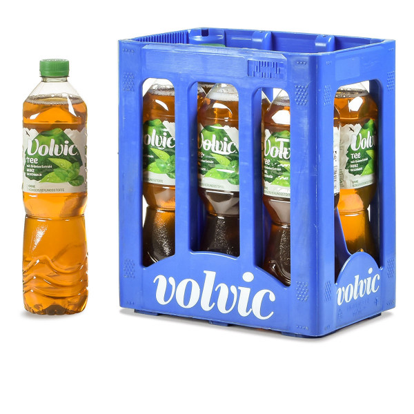 Volvic Grüntee Minze 6 x 1,5l