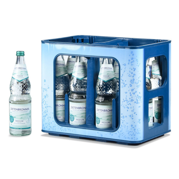 Dietenbronner Medium Glas 12 x 0,7l