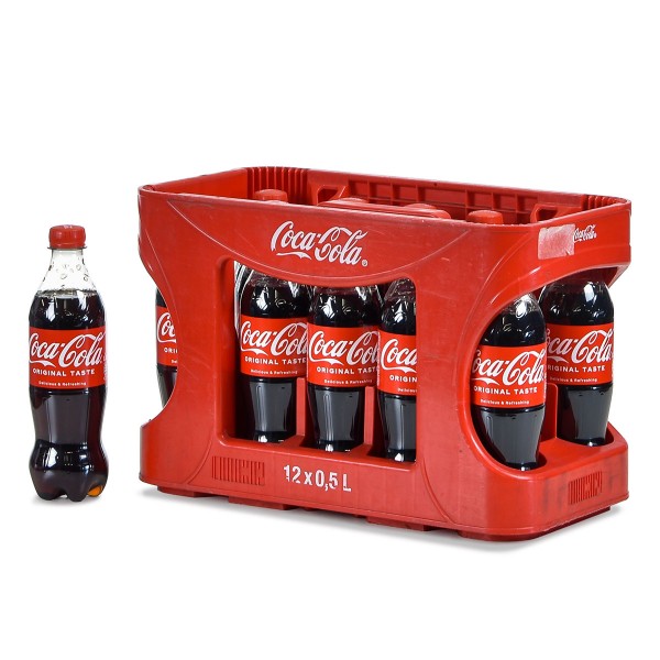 Coca-Cola 12 x 0,5l im Kasten
