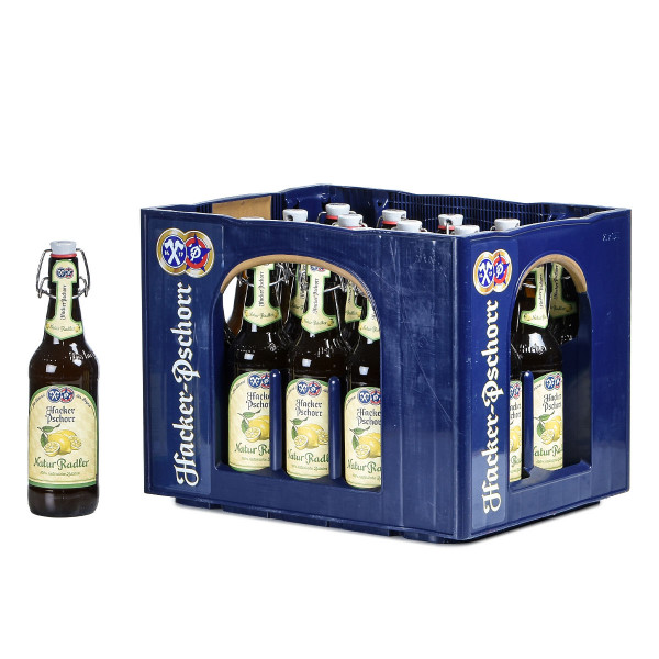Hacker-Pschorr Natur Radler Bügelflasche 20 x 0,5l