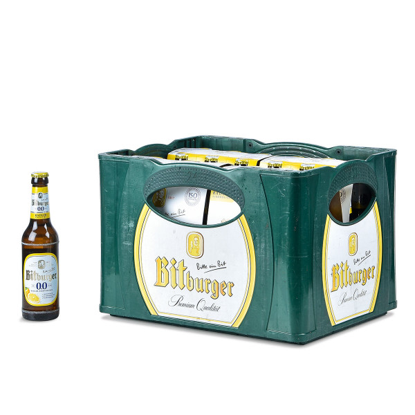 Bitburger 0% Radler 24 x 0,33l