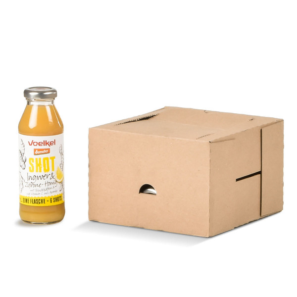 Voelkel Shot Ingwer & Zitrone-Honig 8 x 0,095l