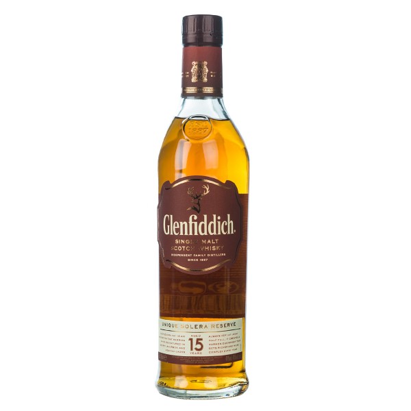 Glenfiddich Solera 15 Jahre Single Malt Scotch Whisky 0,7l
