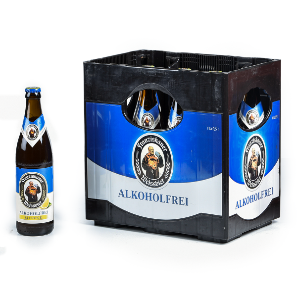 Franziskaner Alkoholfrei Zitrone 11 x 0,5l