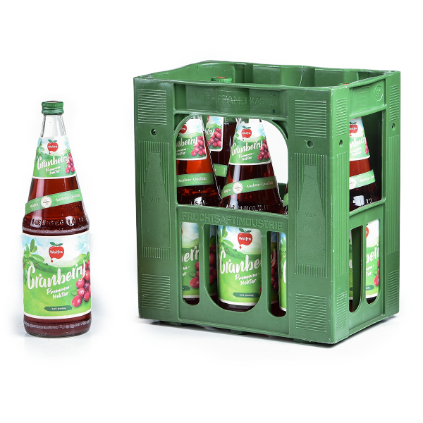 Wolfra Cranberry 6 x 1l
