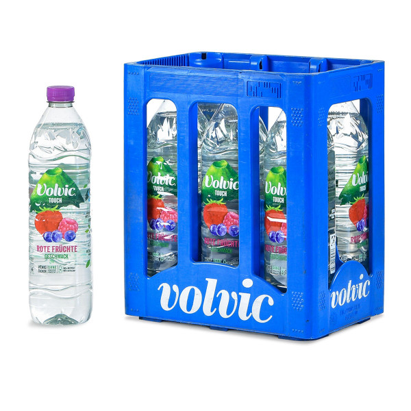 Volvic Touch Rote Früchte 6 x 1,5l