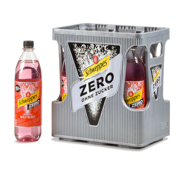 Schweppes Russian Wild Berry Zero 6 x 1l PET