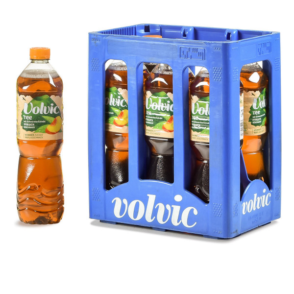 Volvic Eistee Pfirsich 6 x 1,5l